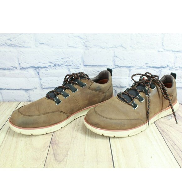 LL Bean Kennebec Brown Leather Anti Odor Casual Oxford Shoes Size 10.5 M - Picture 2 of 9